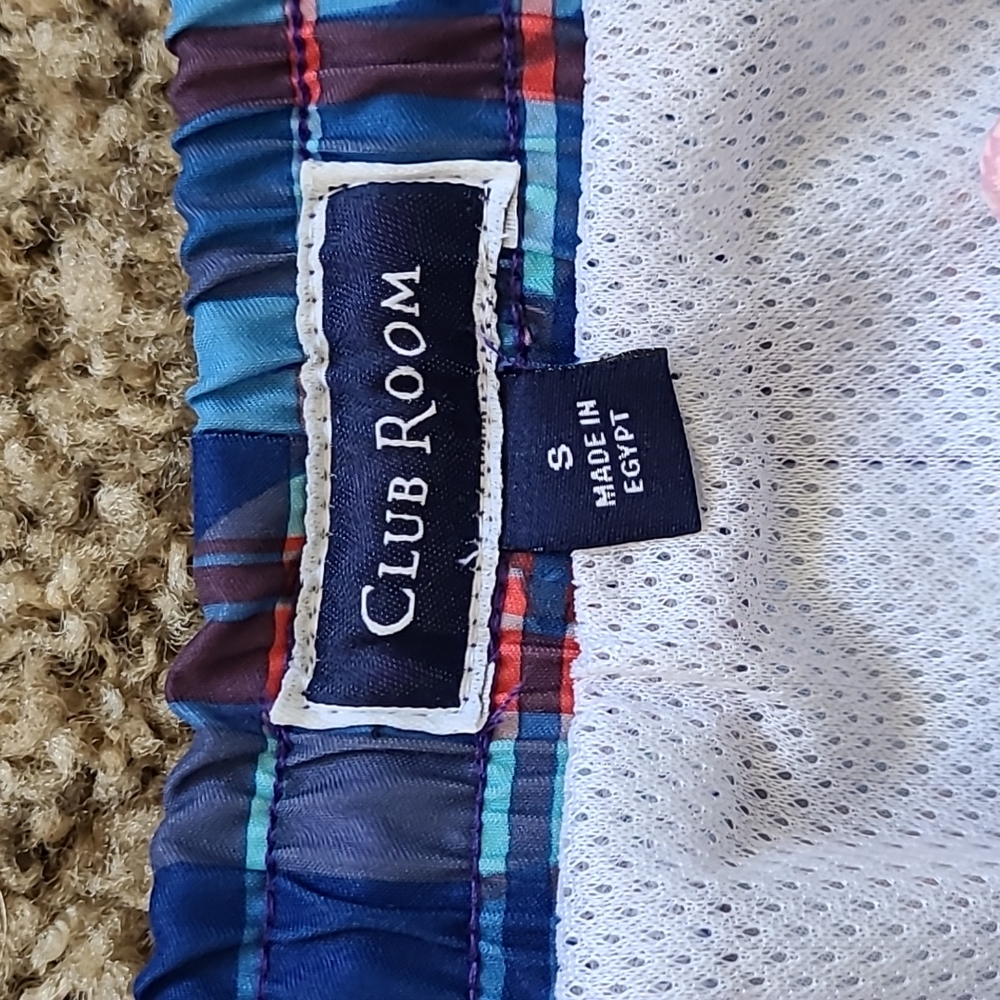 Club Rm leafy blue swim trunks - Picture 8 of 9